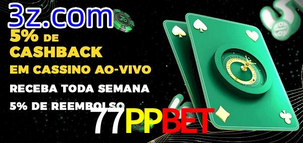 Promoções do cassino ao Vivo 77PPBET
